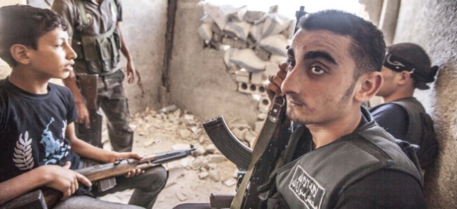 Free Syrian Army fighters, Aleppo, July 2013 (Dona_Bozzi / Shutterstock)